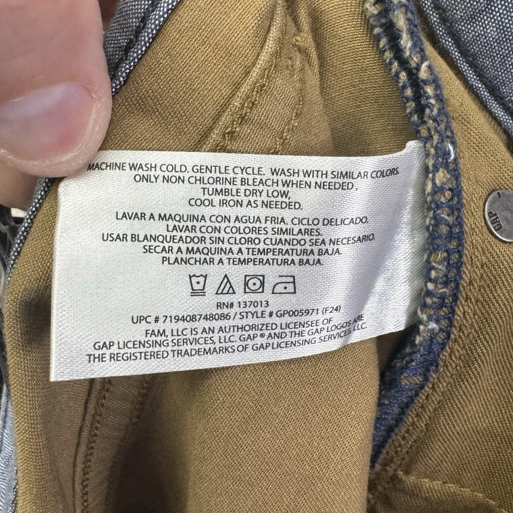 NEW Gap 5 Pocket Pants Men's Size 36x32 Maple Sugar Brown Slim Fit Classic Style